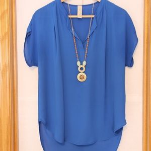 Evereve Allison Joy Hi-Low Tunic Dress Shirt